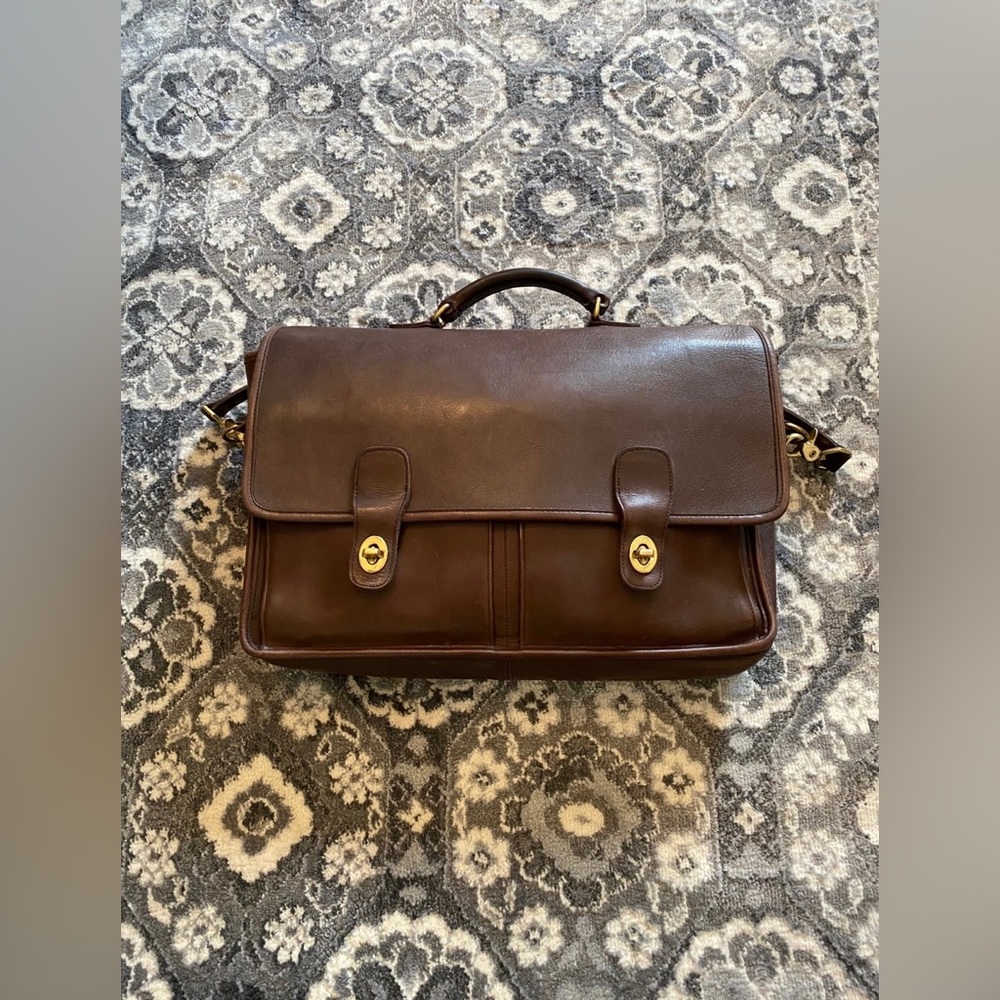 Vintage Coach Prescott Briefcase Messenger Computer Bag - Picture 12 of 12